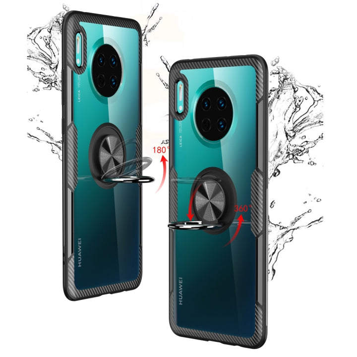 Shockproof TPU + Acrylic Protective Case with Metal Ring Holder, For Huawei Mate 30, For Huawei Mate 30 Pro, For Xiaomi Redmi Note 8, For Xiaomi Redmi Note 8 Pro