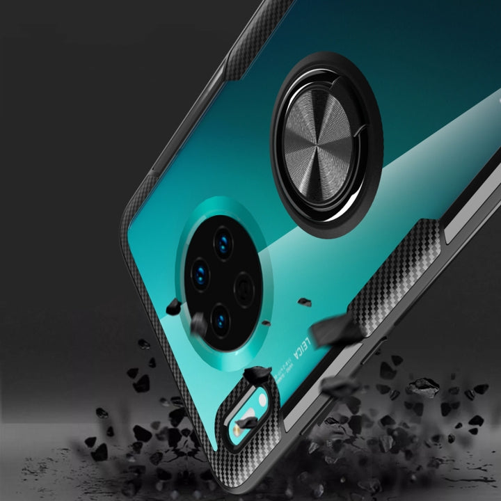 Shockproof TPU + Acrylic Protective Case with Metal Ring Holder, For Huawei Mate 30, For Huawei Mate 30 Pro, For Xiaomi Redmi Note 8, For Xiaomi Redmi Note 8 Pro