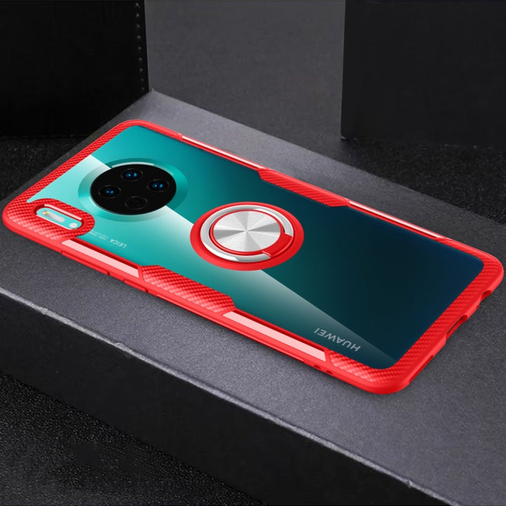 Shockproof TPU + Acrylic Protective Case with Metal Ring Holder, For Huawei Mate 30, For Huawei Mate 30 Pro, For Xiaomi Redmi Note 8, For Xiaomi Redmi Note 8 Pro