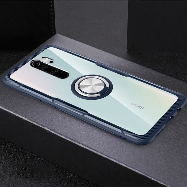 Shockproof TPU + Acrylic Protective Case with Metal Ring Holder, For Huawei Mate 30, For Huawei Mate 30 Pro, For Xiaomi Redmi Note 8, For Xiaomi Redmi Note 8 Pro