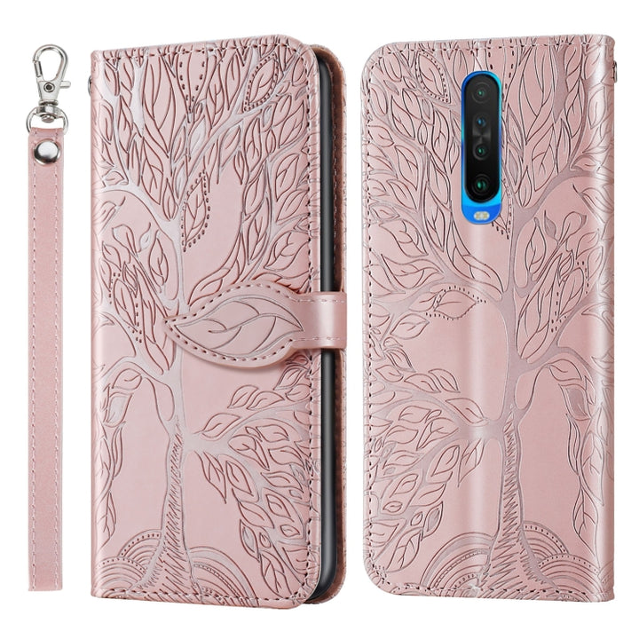 Life of Tree Embossing Pattern Horizontal Flip Leather Case with Holder & Card Slot & Wallet & Photo Frame & Lanyard, For Google Pixel 4a, For Google Pixel 4a 5G, For Google Pixel 5, For Xiaomi Redmi K30