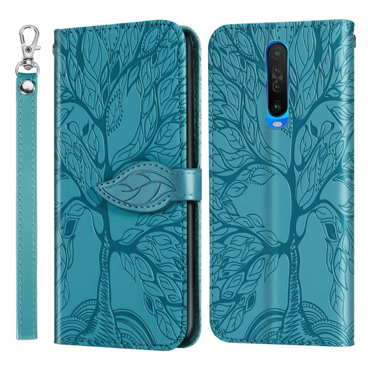 Life of Tree Embossing Pattern Horizontal Flip Leather Case with Holder & Card Slot & Wallet & Photo Frame & Lanyard, For Google Pixel 4a, For Google Pixel 4a 5G, For Google Pixel 5, For Xiaomi Redmi K30