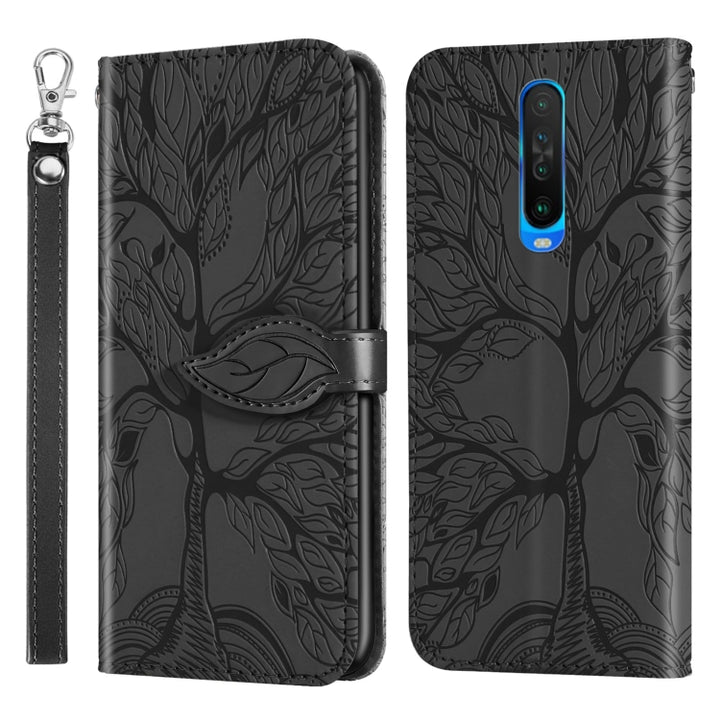 Life of Tree Embossing Pattern Horizontal Flip Leather Case with Holder & Card Slot & Wallet & Photo Frame & Lanyard, For Google Pixel 4a, For Google Pixel 4a 5G, For Google Pixel 5, For Xiaomi Redmi K30