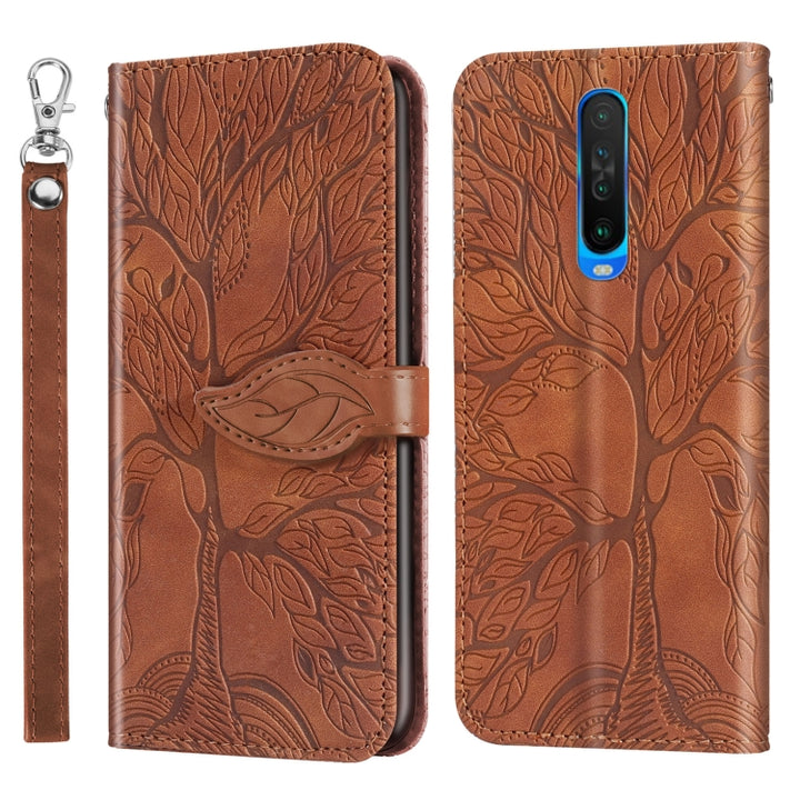 Life of Tree Embossing Pattern Horizontal Flip Leather Case with Holder & Card Slot & Wallet & Photo Frame & Lanyard, For Google Pixel 4a, For Google Pixel 4a 5G, For Google Pixel 5, For Xiaomi Redmi K30