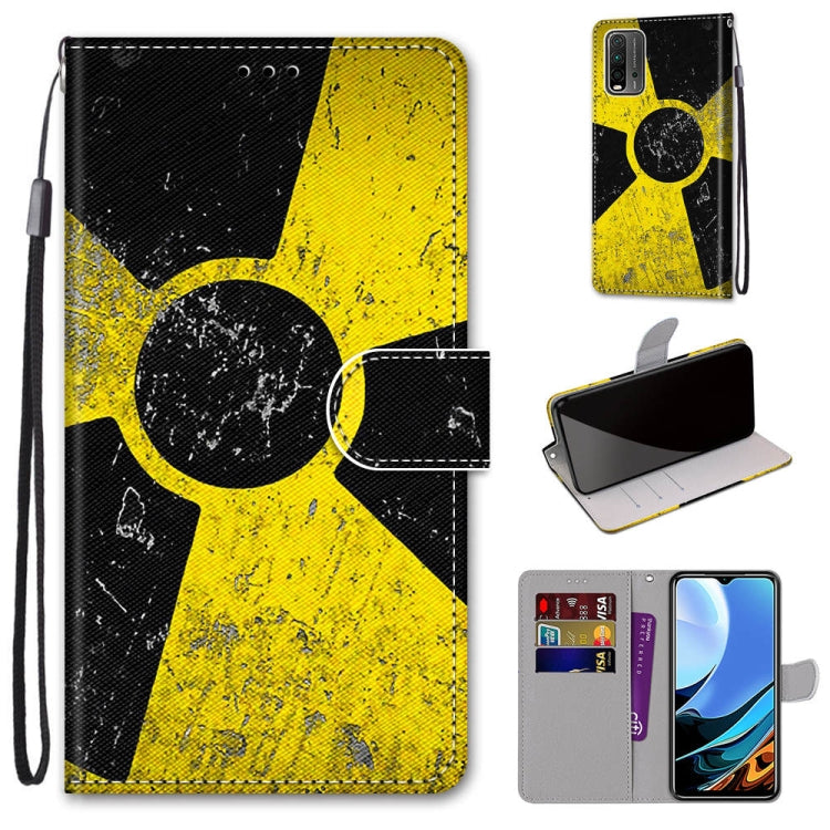 Coloured Drawing Cross Texture Horizontal Flip PU Leather Case with Holder & Card Slots & Wallet & Lanyard, For Xiaomi Redmi 9 Power / Note 9 4G