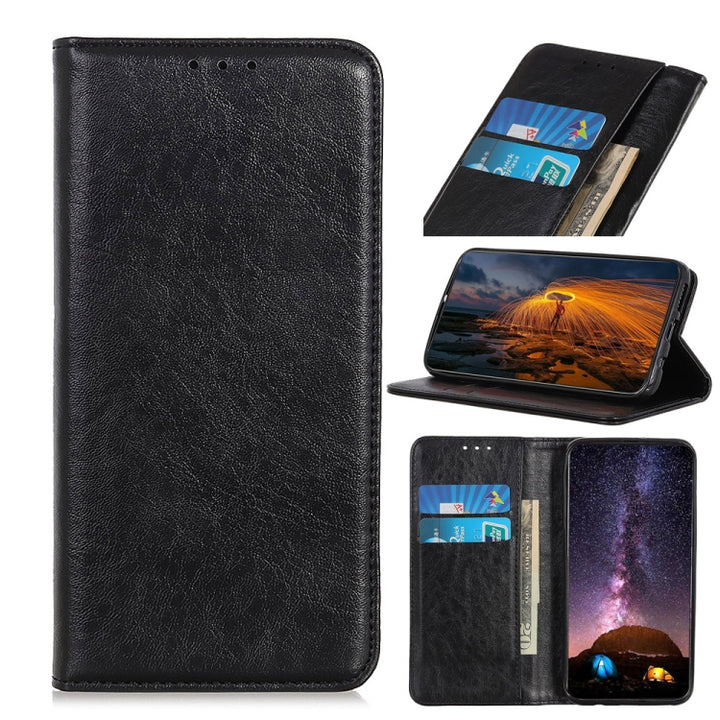 Magnetic Crazy Horse Texture Horizontal Flip Leather Case with Holder & Card Slots & Wallet, For Google Pixel 5A 5G, For Xiaomi Redmi K40 / K40 Pro / Mi 11i / Poco F3