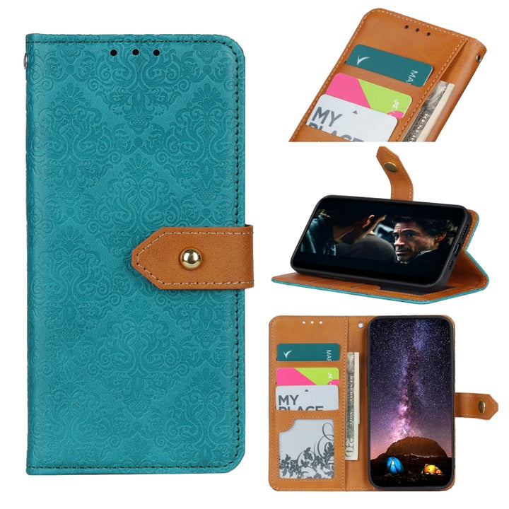 European Floral Embossed Copper Buckle Horizontal Flip PU Leather Case with Holder & Card Slots & Wallet & Photo Frame, For Google Pixel 5A 5G, For Xiaomi Redmi K40 / K40 Pro / Mi 11i / Poco F3