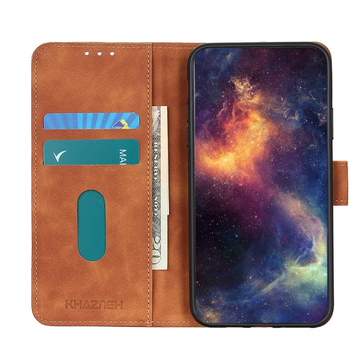 KHAZNEH Retro Texture PU + TPU Horizontal Flip Leather Case with Holder & Card Slots & Wallet, For Google Pixel 5A 5G, For Xiaomi Redmi K40 / K40 Pro / Mi 11i / Poco F3