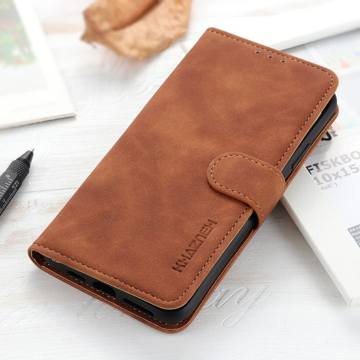 KHAZNEH Retro Texture PU + TPU Horizontal Flip Leather Case with Holder & Card Slots & Wallet, For Google Pixel 5A 5G, For Xiaomi Redmi K40 / K40 Pro / Mi 11i / Poco F3