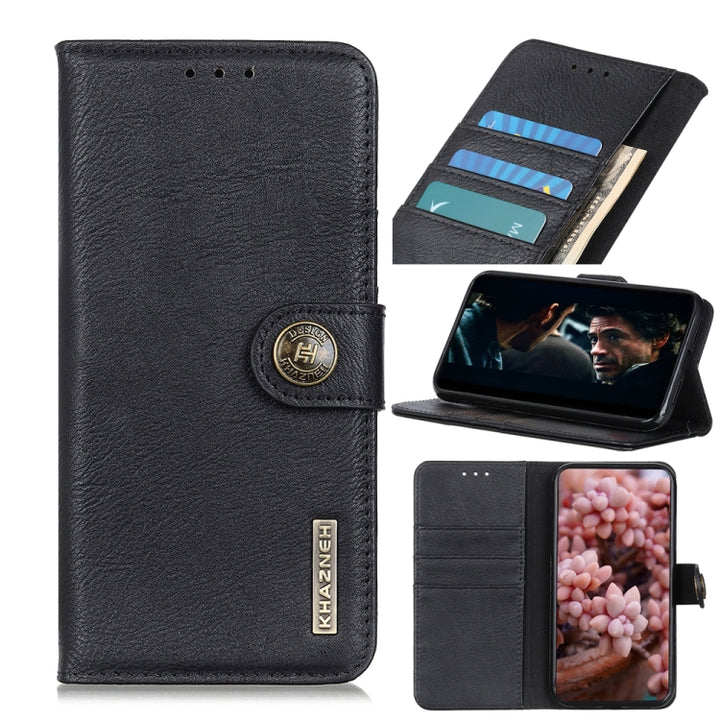 KHAZNEH Cowhide Texture Horizontal Flip Leather Case with Holder & Card Slots & Wallet, For Google Pixel 5A 5G, For Xiaomi Redmi K40 / K40 Pro / Mi 11i / Poco F3