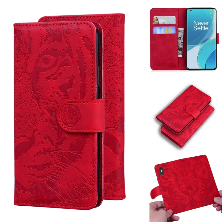 Tiger Embossing Pattern Horizontal Flip Leather Case with Holder & Card Slots & Wallet, For OnePlus 9, For OnePlus 9 Pro, For UMIDIGI A7S, For UMIDIGI A9 Pro