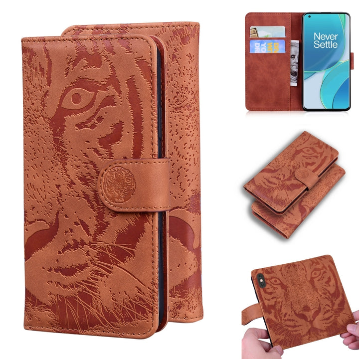 Tiger Embossing Pattern Horizontal Flip Leather Case with Holder & Card Slots & Wallet, For OnePlus 9, For OnePlus 9 Pro, For UMIDIGI A7S, For UMIDIGI A9 Pro