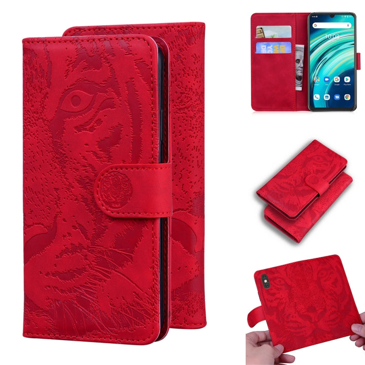 Tiger Embossing Pattern Horizontal Flip Leather Case with Holder & Card Slots & Wallet, For OnePlus 9, For OnePlus 9 Pro, For UMIDIGI A7S, For UMIDIGI A9 Pro