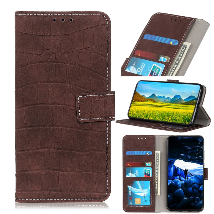 Crocodile Texture Horizontal Flip Leather Case with Holder & Card Slots & Wallet, For OPPO Find X3 / X3 Pro, For Sony Xperia Ace II, For Xiaomi Redmi Note 10 4G / Note 10S, For Xiaomi Redmi Note 10 Pro, For Samsung Galaxy A02s (US Version)