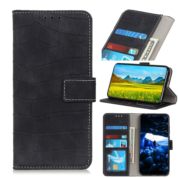 Crocodile Texture Horizontal Flip Leather Case with Holder & Card Slots & Wallet, For OPPO Find X3 / X3 Pro, For Sony Xperia Ace II, For Xiaomi Redmi Note 10 4G / Note 10S, For Xiaomi Redmi Note 10 Pro, For Samsung Galaxy A02s (US Version)