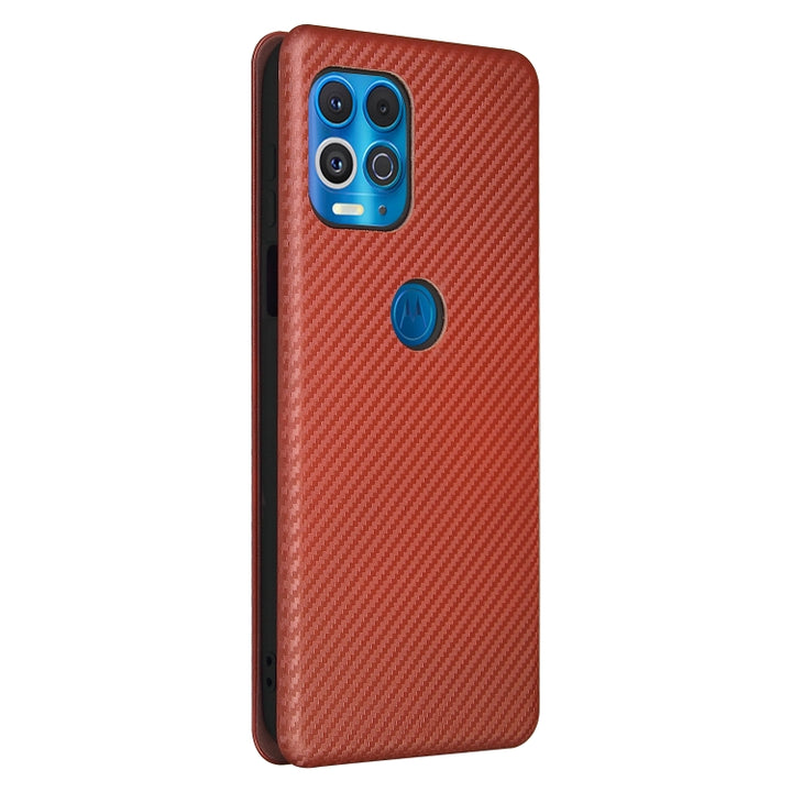 Carbon Fiber Texture Magnetic Horizontal Flip TPU + PC + PU Leather Case with Card Slot, For Motorola Edge S, For Nokia 7.3, For Nokia 6.3, For Samsung Galaxy A32 4G