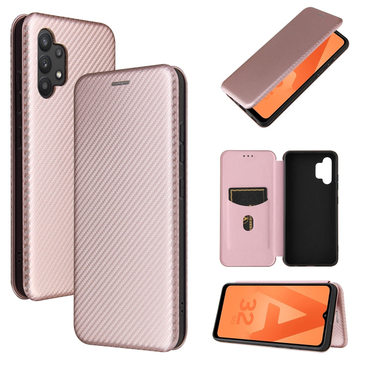 Carbon Fiber Texture Magnetic Horizontal Flip TPU + PC + PU Leather Case with Card Slot, For Motorola Edge S, For Nokia 7.3, For Nokia 6.3, For Samsung Galaxy A32 4G