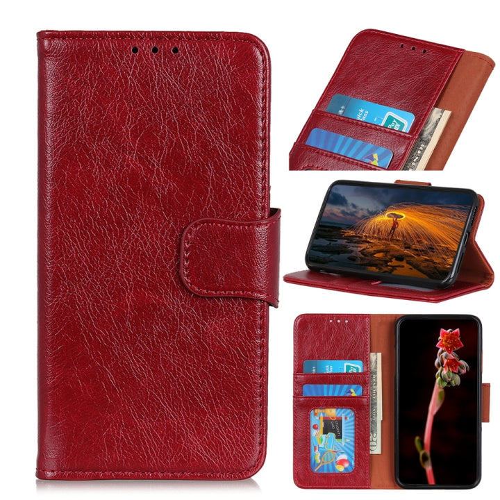 Copper Buckle Nappa Texture Horizontal Flip Leather Case with Holder & Card Slots & Wallet, For OPPO Realme GT 5G, For OPPO Realme V11 5G, For OPPO Realme V15 5G, For Sony Xperia Ace II, For Xiaomi Redmi Note 10 4G