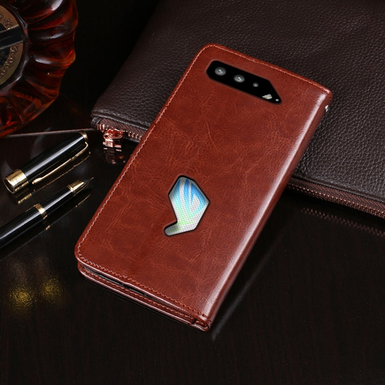 idewei Crazy Horse Texture Horizontal Flip Leather Case with Holder & Card Slots & Wallet, For Asus ROG Phone 5, For Meizu 18, For Meizu 18 Pro, For Nokia C1 Plus