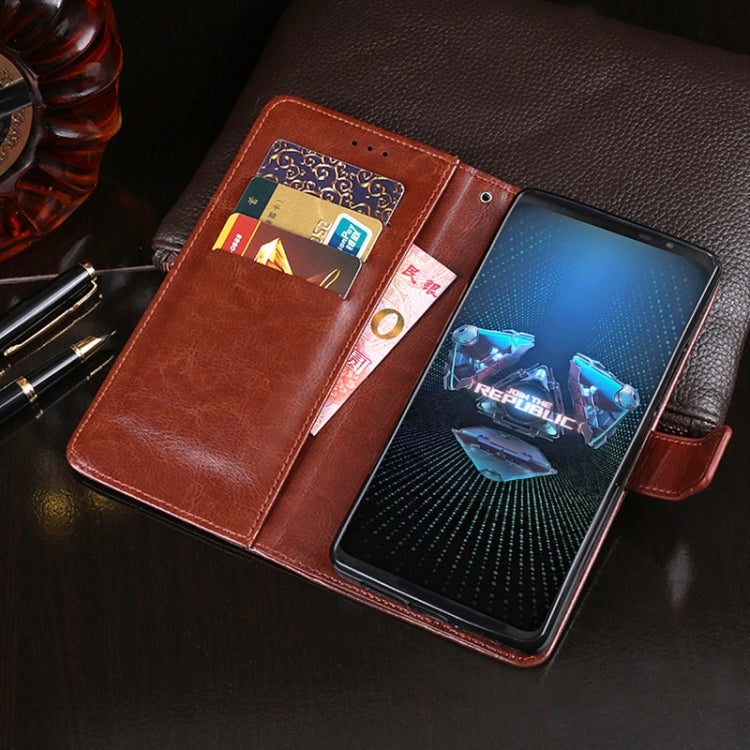 idewei Crazy Horse Texture Horizontal Flip Leather Case with Holder & Card Slots & Wallet, For Asus ROG Phone 5, For Meizu 18, For Meizu 18 Pro, For Nokia C1 Plus