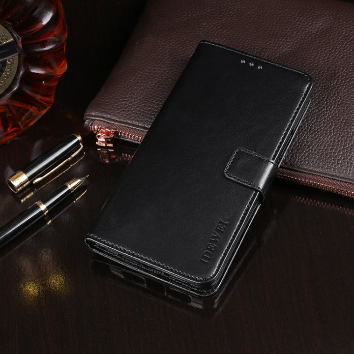 idewei Crazy Horse Texture Horizontal Flip Leather Case with Holder & Card Slots & Wallet, For OnePlus 9, For OnePlus 9 Pro, For OPPO A94, For OPPO F19 Pro