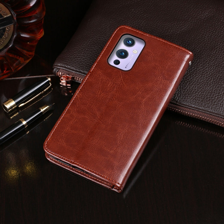 idewei Crazy Horse Texture Horizontal Flip Leather Case with Holder & Card Slots & Wallet, For OnePlus 9, For OnePlus 9 Pro, For OPPO A94, For OPPO F19 Pro