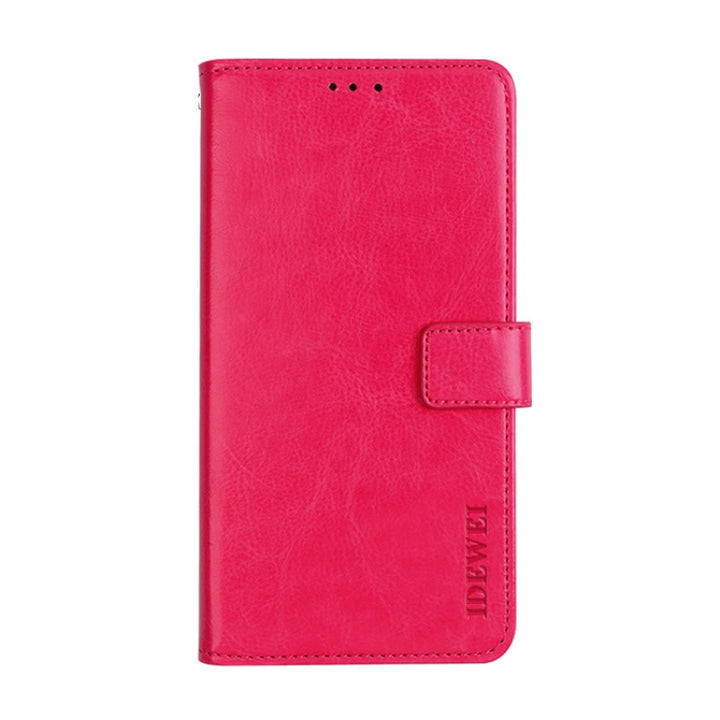 idewei Crazy Horse Texture Horizontal Flip Leather Case with Holder & Card Slots & Wallet, For OPPO Realme GT 5G, For Xiaomi Redmi Note 10 Pro, For TCL 10 SE, For vivo iQOO Neo5