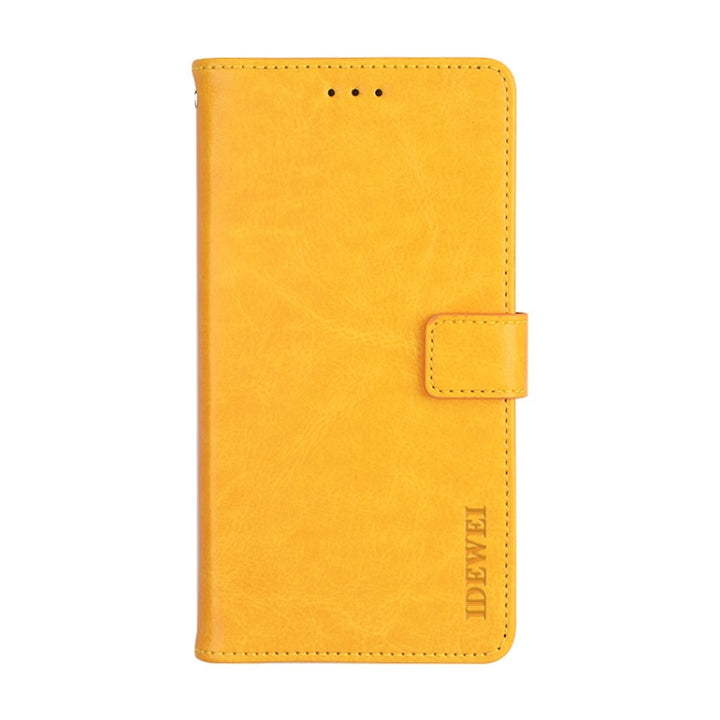 idewei Crazy Horse Texture Horizontal Flip Leather Case with Holder & Card Slots & Wallet, For Xiaomi Poco F3, For ZTE Blade X1 5G