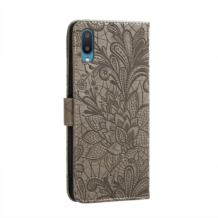 Lace Flower Embossing Pattern Horizontal Flip Leather Case with Holder & Card Slots & Wallet & Photo Frame, For Samsung Galaxy A02 / M02 (EU), For Samsung Galaxy A32 4G, For Samsung Galaxy F62 / M62, For LG Stylo 7 5G, For Nokia 5.4