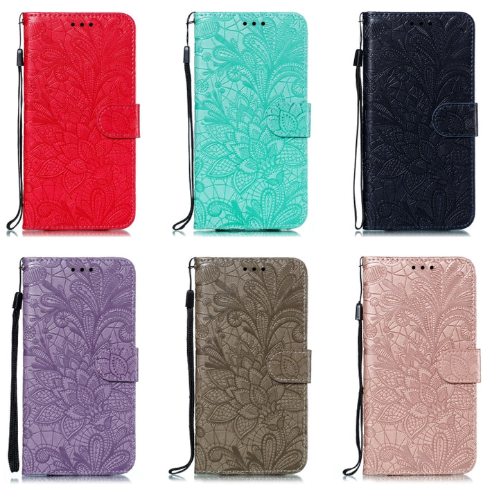 Lace Flower Embossing Pattern Horizontal Flip Leather Case with Holder & Card Slots & Wallet & Photo Frame, For Samsung Galaxy A02 / M02 (EU), For Samsung Galaxy A32 4G, For Samsung Galaxy F62 / M62, For LG Stylo 7 5G, For Nokia 5.4