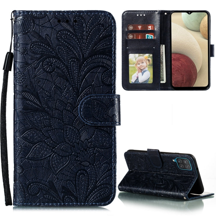 Lace Flower Embossing Pattern Horizontal Flip Leather Case with Holder & Card Slots & Wallet & Photo Frame, For Samsung Galaxy A02 / M02 (EU), For Samsung Galaxy A32 4G, For Samsung Galaxy F62 / M62, For LG Stylo 7 5G, For Nokia 5.4