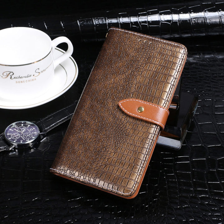 idewei Crocodile Texture Horizontal Flip Leather Case with Holder & Card Slots & Wallet, For Xiaomi Poco F3, For OnePlus 9, For Xiaomi Redmi Note 10 Pro, For vivo iQOO Neo5