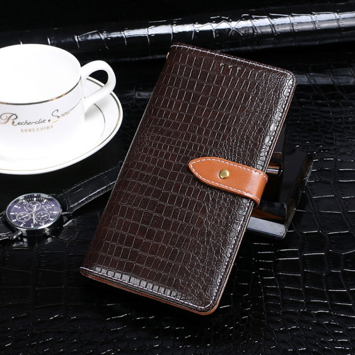 idewei Crocodile Texture Horizontal Flip Leather Case with Holder & Card Slots & Wallet, For Meizu 18, For ZTE Blade X1 5G, For OnePlus 9 Pro, For OPPO A94