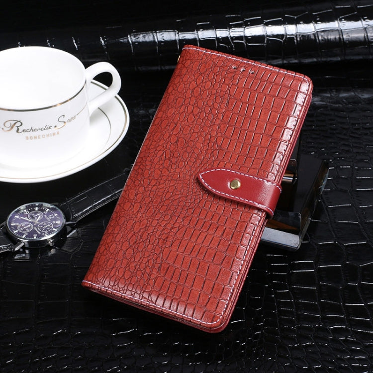 idewei Crocodile Texture Horizontal Flip Leather Case with Holder & Card Slots & Wallet, For Nokia C1 Plus, For TCL 10 SE