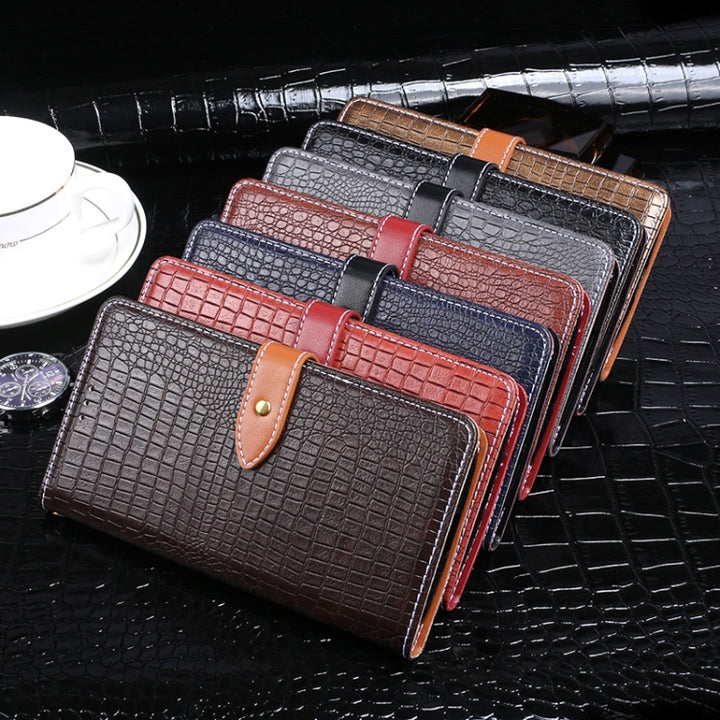 idewei Crocodile Texture Horizontal Flip Leather Case with Holder & Card Slots & Wallet, For Nokia C1 Plus, For TCL 10 SE