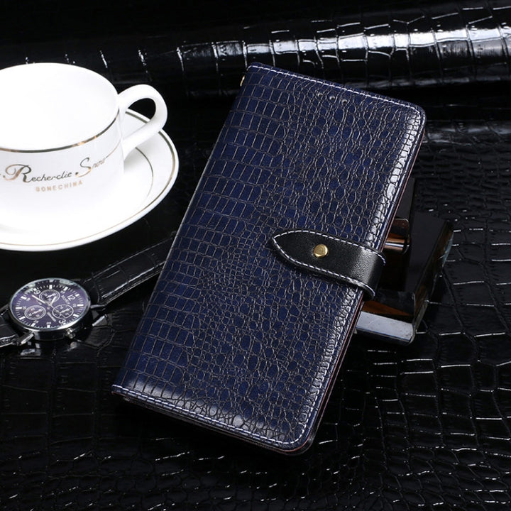 idewei Crocodile Texture Horizontal Flip Leather Case with Holder & Card Slots & Wallet, For Nokia C1 Plus, For TCL 10 SE