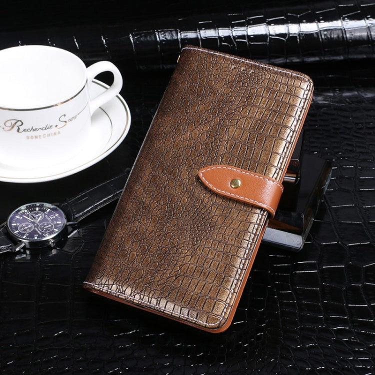 idewei Crocodile Texture Horizontal Flip Leather Case with Holder & Card Slots & Wallet, For Nokia C1 Plus, For TCL 10 SE