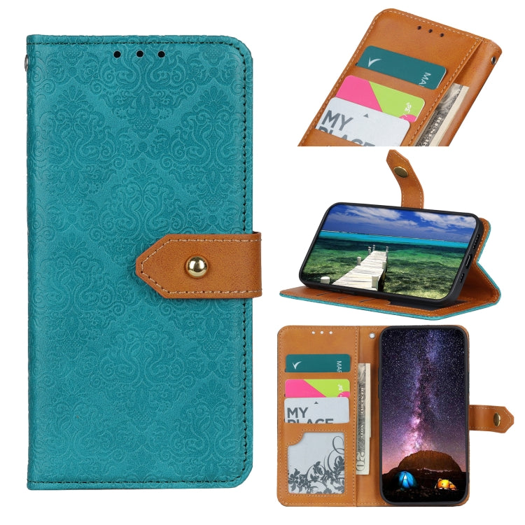 European Floral Embossed Copper Buckle Horizontal Flip PU Leather Case with Holder & Card Slots & Wallet & Photo Frame, For Sony Xperia 1 III, For Sony Xperia 10 III, For Xiaomi Mi 11 Ultra