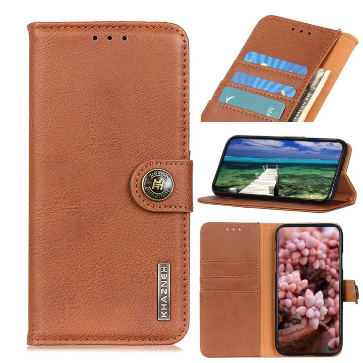 KHAZNEH Cowhide Texture Horizontal Flip Leather Case with Holder & Card Slots & Wallet, For Sony Xperia 1 III, For Sony Xperia 10 III, For Xiaomi Mi 11 Ultra