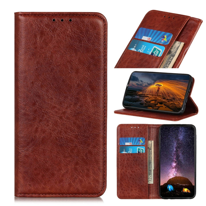 Magnetic Crazy Horse Texture Horizontal Flip Leather Case with Holder & Card Slots & Wallet, For Sony Xperia 1 III, For Sony Xperia 10 III, For Xiaomi Mi 11 Ultra