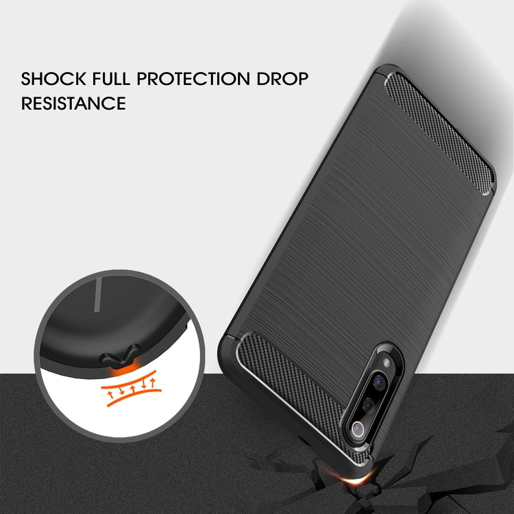 Brushed Texture Carbon Fiber TPU Protective Case, For Xiaomi Mi 9 Pro 5G, For Vivo V17 Pro, For Nokia 7.2 & 6.2