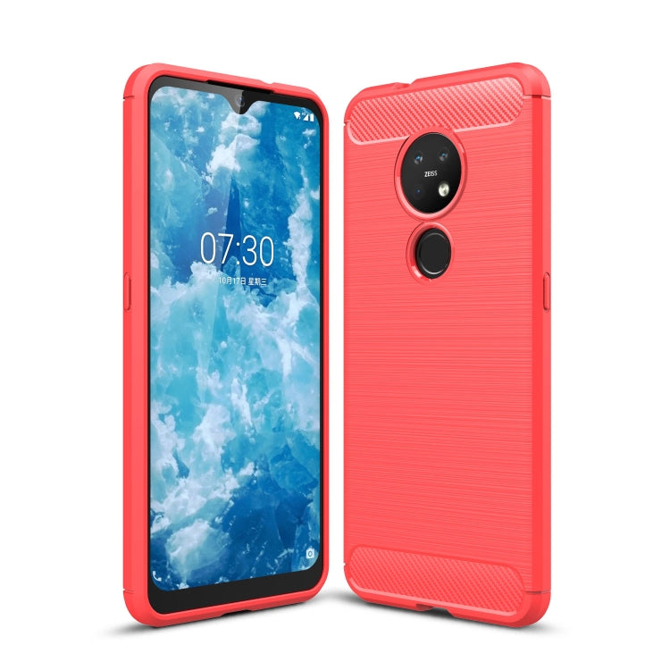 Brushed Texture Carbon Fiber TPU Protective Case, For Xiaomi Mi 9 Pro 5G, For Vivo V17 Pro, For Nokia 7.2 & 6.2