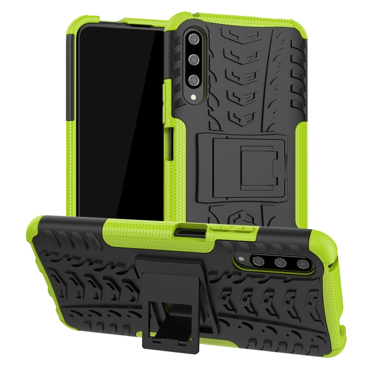 Tire Texture TPU + PC Shockproof Case with Holder, For Nokia 2.2, For OPPO Realme X, For Huawei Honor 9X Pro, For Galaxy Note 10 Plus