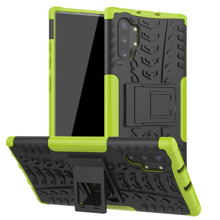 Tire Texture TPU + PC Shockproof Case with Holder, For Nokia 2.2, For OPPO Realme X, For Huawei Honor 9X Pro, For Galaxy Note 10 Plus