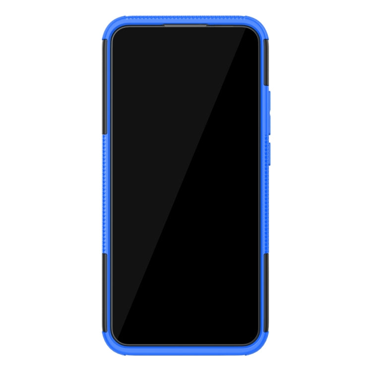 Tire Texture TPU + PC Shockproof Case with Holder, For Huawei Nova 5i Pro, For Huawei Honor 20 Pro, For Xiaomi Mi CC9e