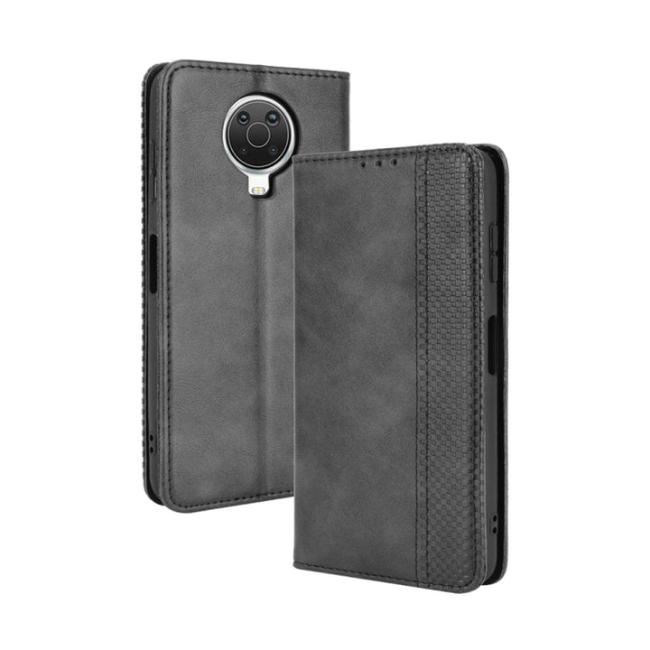 Magnetic Buckle Retro Crazy Horse Texture Horizontal Flip Leather Case with Holder & Card Slots & Photo Frame, For Nokia G20 / G10, For OnePlus 9 (Europe and America Version), For OnePlus 9R