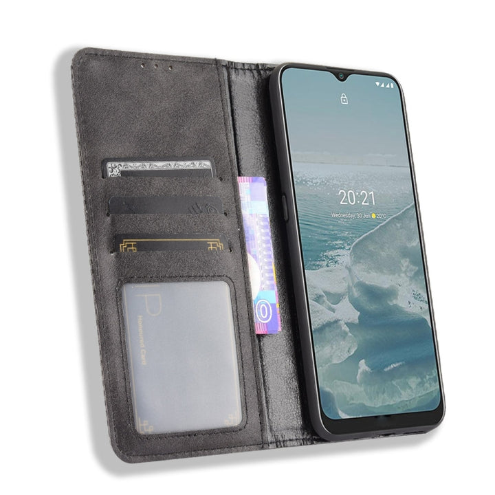 Magnetic Buckle Retro Crazy Horse Texture Horizontal Flip Leather Case with Holder & Card Slots & Photo Frame, For Nokia G20 / G10, For OnePlus 9 (Europe and America Version), For OnePlus 9R