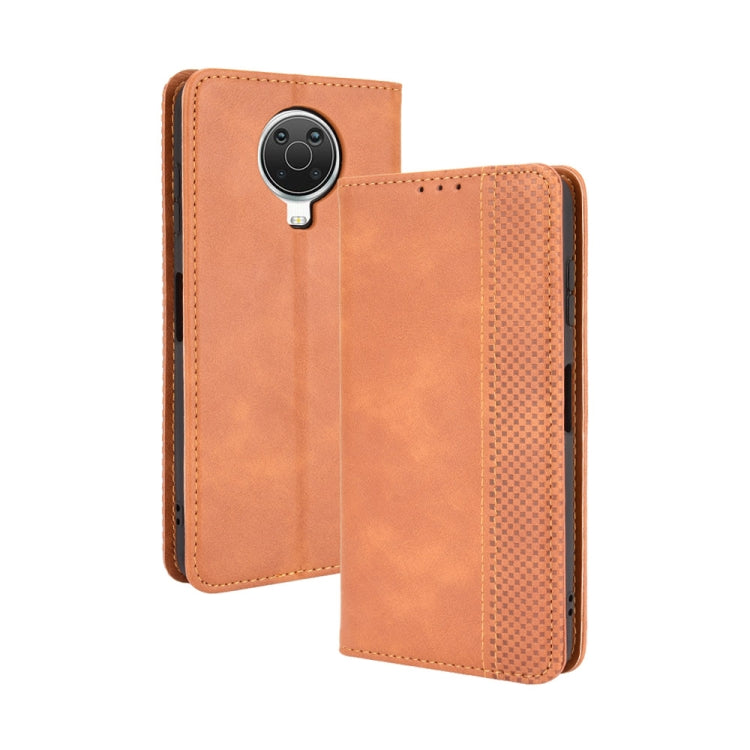 Magnetic Buckle Retro Crazy Horse Texture Horizontal Flip Leather Case with Holder & Card Slots & Photo Frame, For Nokia G20 / G10, For OnePlus 9 (Europe and America Version), For OnePlus 9R