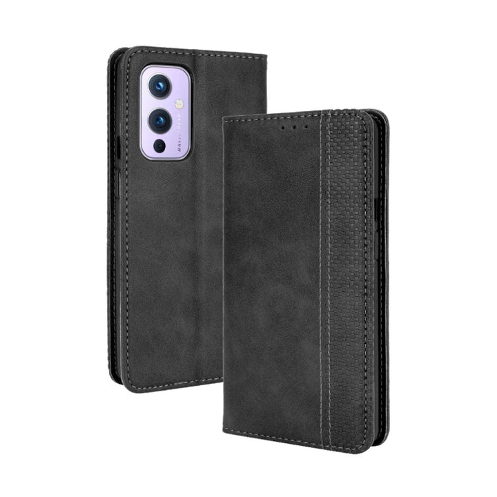 Magnetic Buckle Retro Crazy Horse Texture Horizontal Flip Leather Case with Holder & Card Slots & Photo Frame, For Nokia G20 / G10, For OnePlus 9 (Europe and America Version), For OnePlus 9R