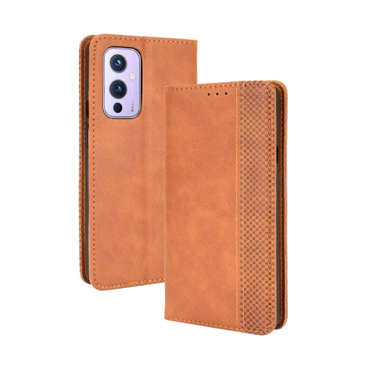 Magnetic Buckle Retro Crazy Horse Texture Horizontal Flip Leather Case with Holder & Card Slots & Photo Frame, For Nokia G20 / G10, For OnePlus 9 (Europe and America Version), For OnePlus 9R